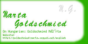 marta goldschmied business card